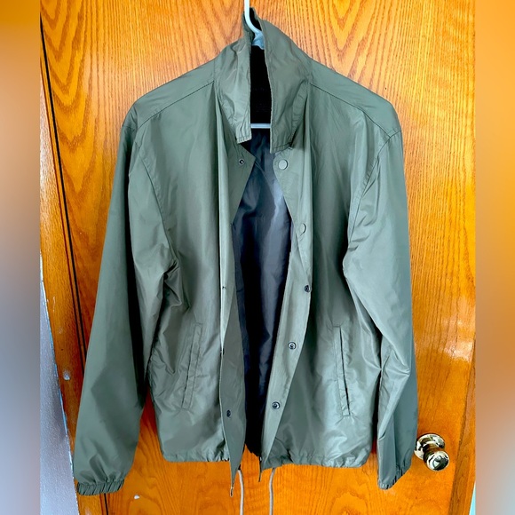 Men's Green Sz M Windbreaker Jacket. - Picture 1 of 2